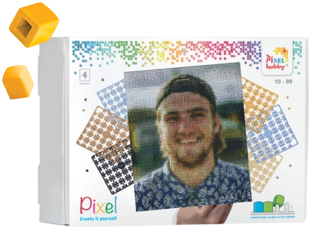 Personalized pixel art box